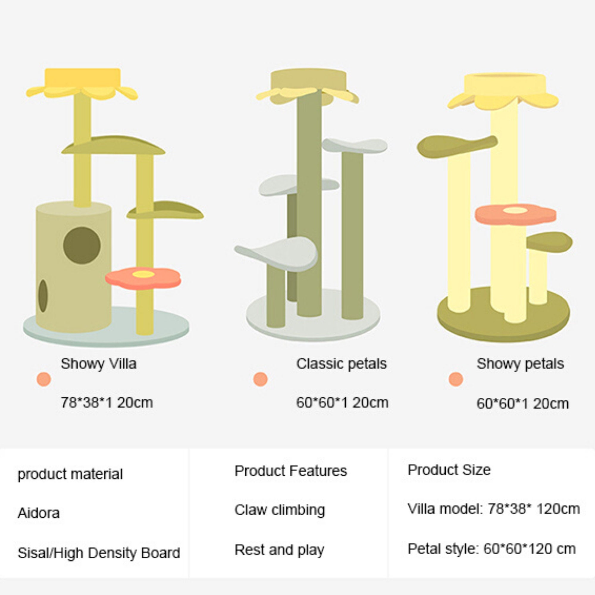 Lotusleaf Green Cat Tree Tower Flower Cat Tree Large Cat Bed Etsy