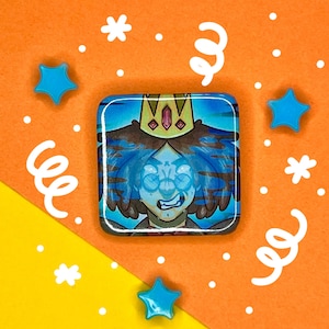 Simon petrikov ice king adventure time new version square pin badge