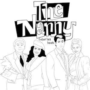 The Nanny coloring book