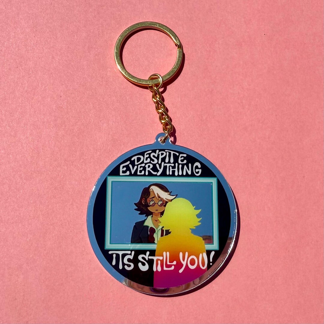 Simon Keychain 2.5 Inch Simon Petrikov Adventure Time Mirrored Undertale Meme Acrylic ...