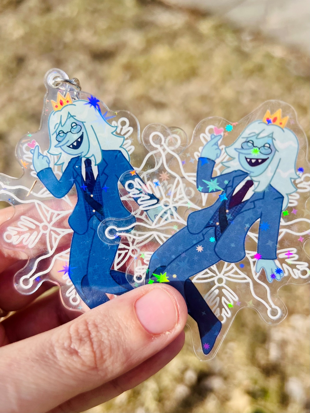 Simon Keychain Winter King Simon Petrikov Acrylic Holographic Keychain/sticker - Etsy