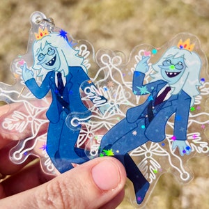 Winter king Simon petrikov acrylic holographic keychain/sticker