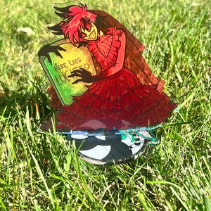 5.5 Inch Alastor X Beetlejuice Acrylic Standee - Etsy