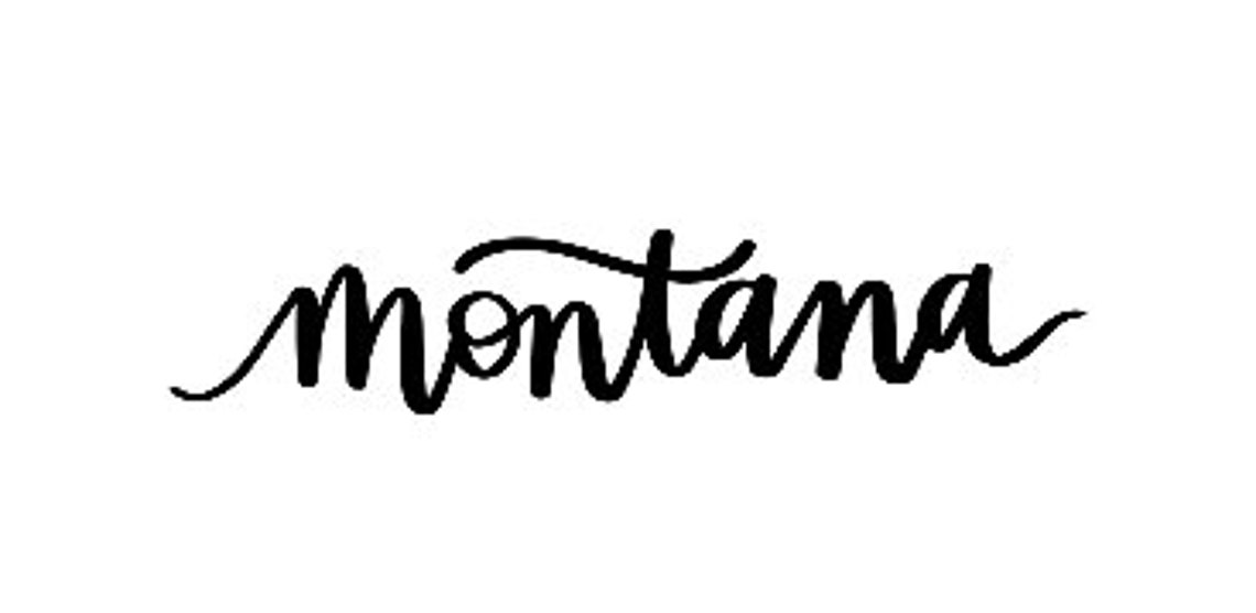 Montana Cursive Etsy