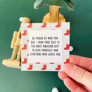 Notes d'amour de l'Avent de Noël à imprimer | 25 jours de Noël avec des affirmations et des messages inspirants pour les Fêtes | Convient aux enfants et aux familles