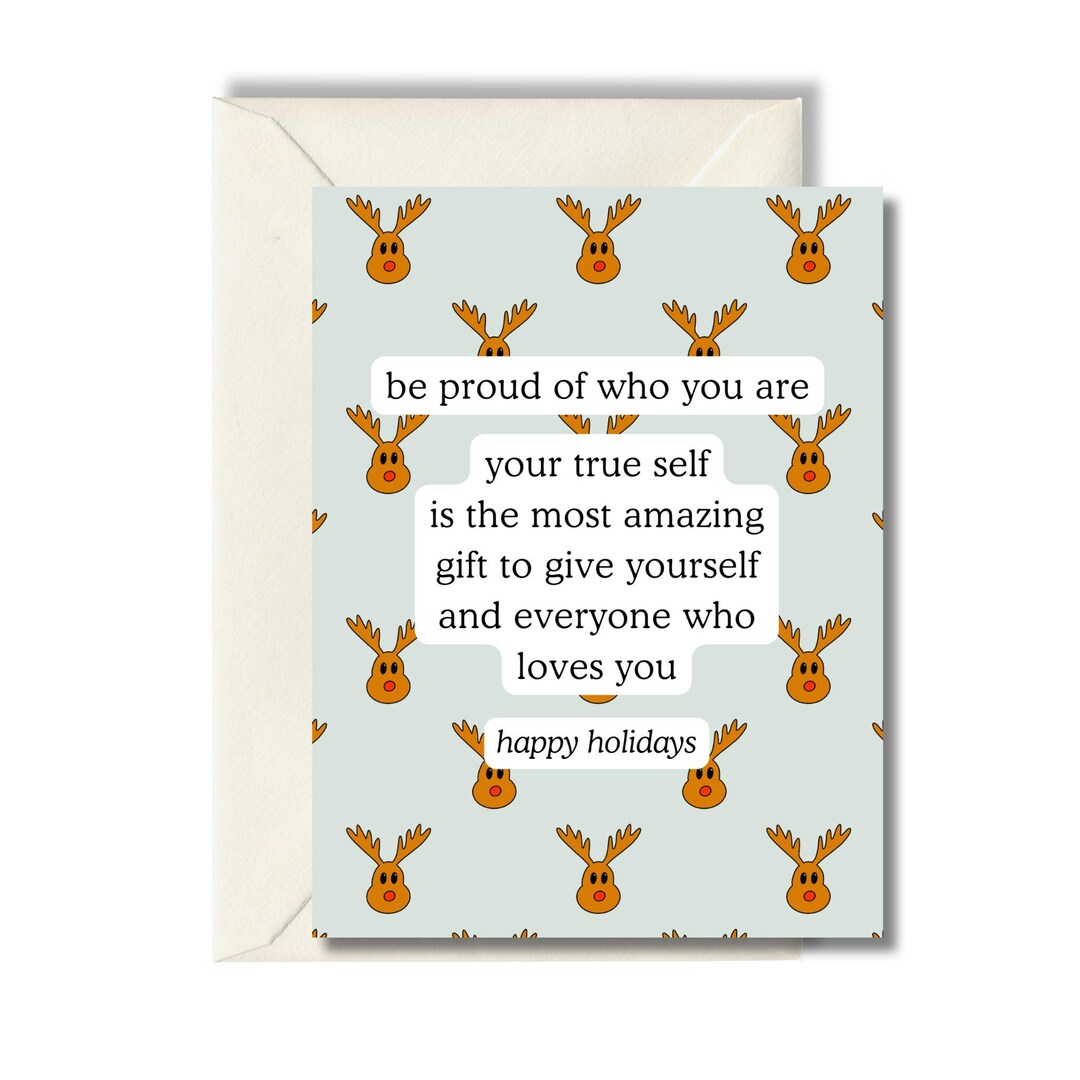 Your True Self is the Most Amazing Gift to Give | Holiday Greeting Card ...