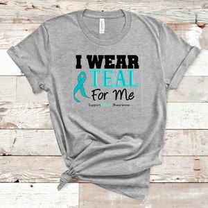 I Wear Teal For Me - PCOS Awareness - Adult Tee