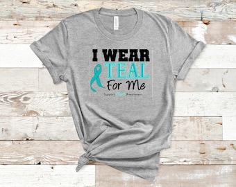 I Wear Teal For Me - PCOS Awareness - Adult Tee