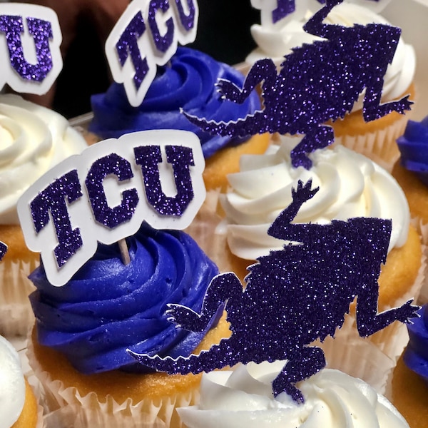 TCU Cupcake Toppers (12)