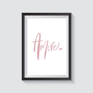 8 x 10 Amore Poster