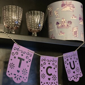 TCU Papel Picado Banner - TCU Decoration - TCU Gifts - Etsy