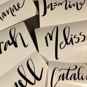 Custom Name Decals / Stickers - Etsy