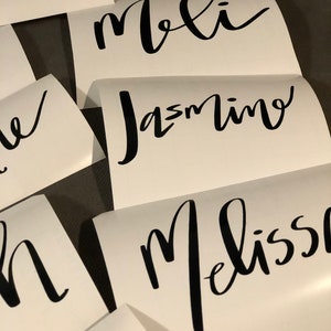Custom Name Decals / Stickers - Etsy
