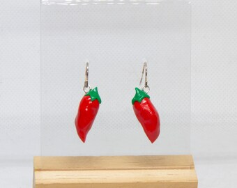 Chili Paprika Ohrringe