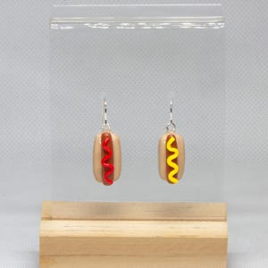 Hot Dog Earrings