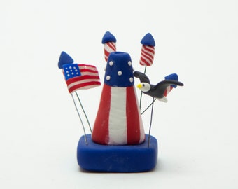 4th of July Traffic Cone