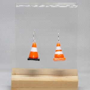 Traffic Cone Earrings