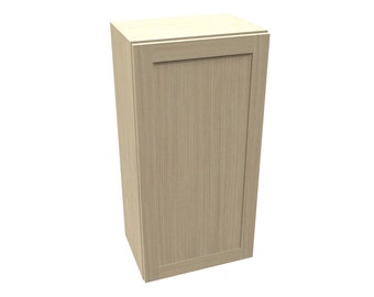 Shaker Style Single Door RTA Wall Cabinet (Ready-To-Assemble)