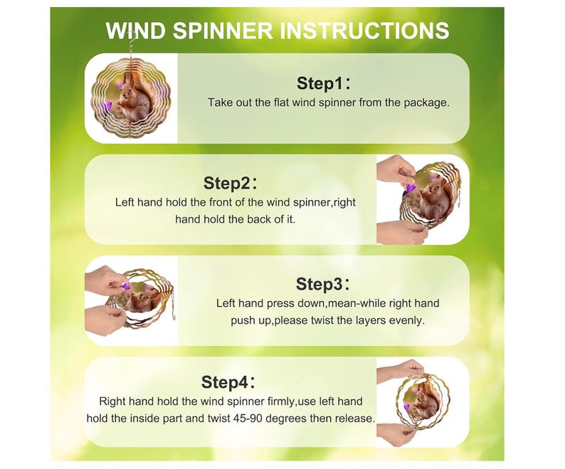 Wind Spinner Instructions.pdf Custom, Personalized Wind Spinners for Your Garden, Patio, Yard or ...
