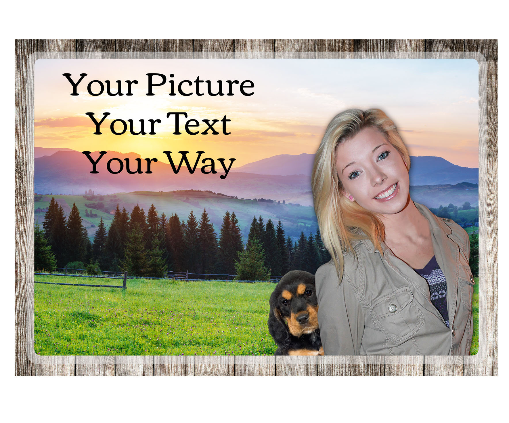 Custom, Personalized Laminated Counter/table Mat, 11