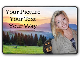 Custom, Personalized, Counter/Table Mat, Placemat, X-Large Mouse Pad-Three Sizes-10" x 16" 11"x17", 12" x 18"-With Your Picture, Logo, Text