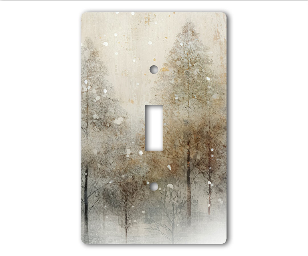 Tasteful, Decorative Acrylic or Hardboard Light Switch and Electrical