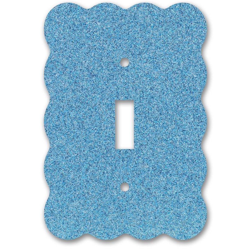 Blue Sparkle Outlet Cover - Etsy
