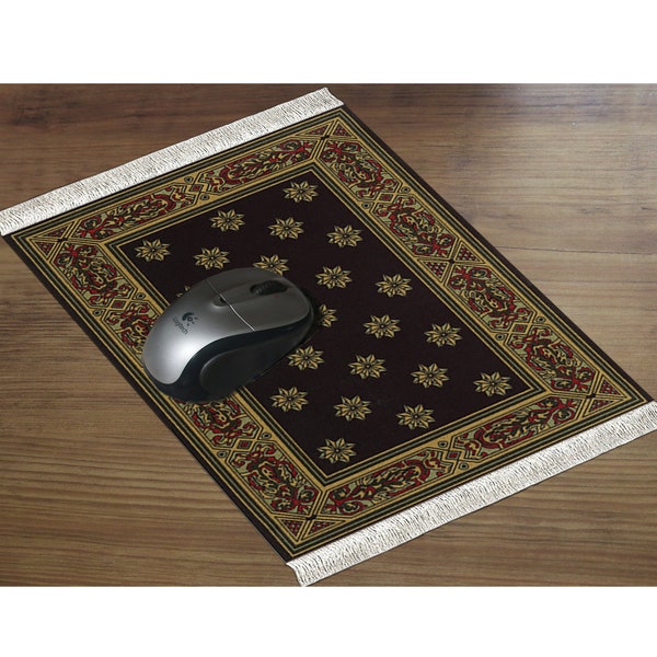 Personalized, Unique, Plush Decorative Mouse Rug With Fringe-Soft, Velvety Feel MouseRug - Country Heritage