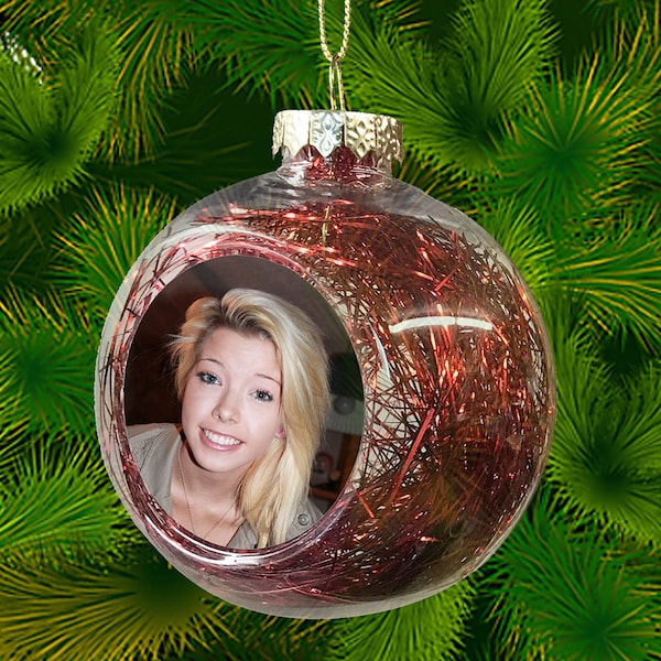 Ornament With Pictures Inside Etsy