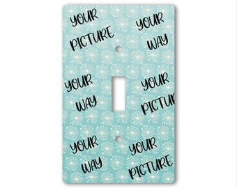Custom, Decorative, Glossy, Decorative Acrylic Light Switch and Electrical Outlet Covers - With Your Picture, Your Way
