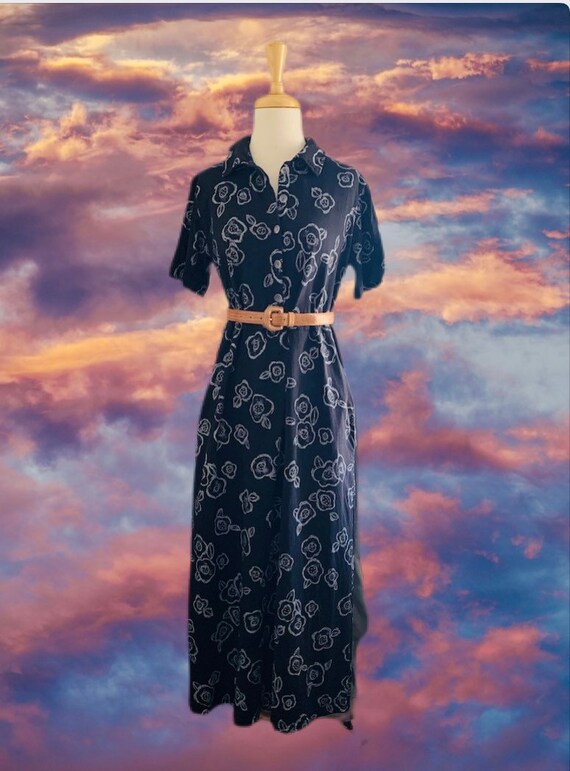 Vintage Midi dress with pockets