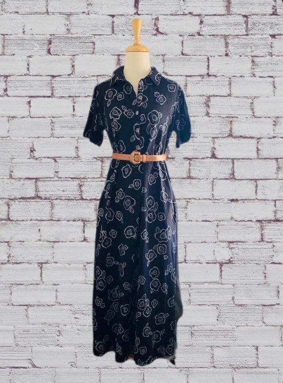 Vintage Midi dress with pockets