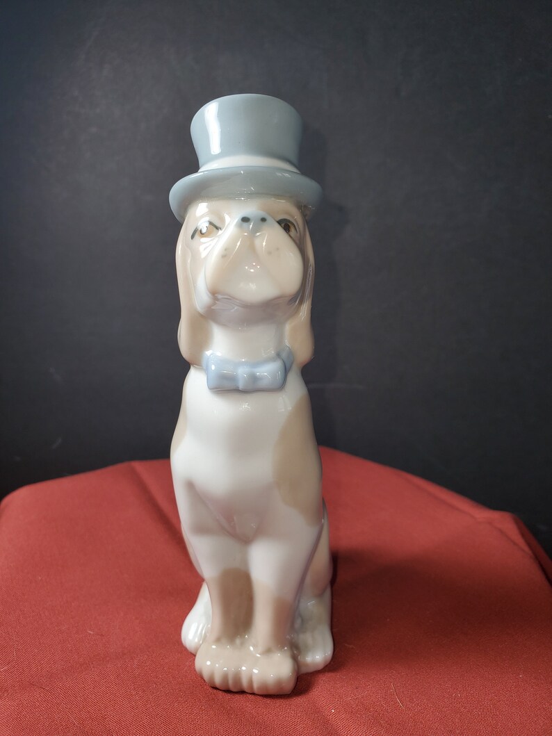 Casades Dog with Top Hat and Bowtie Made in Spain