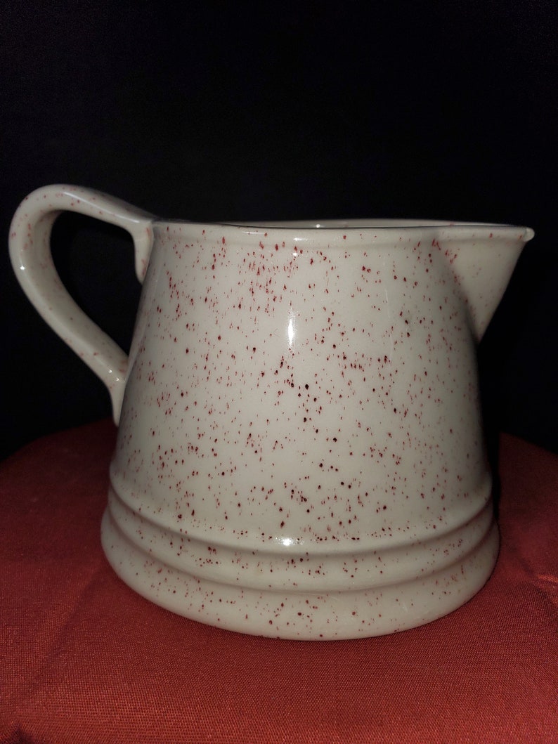 Bisque Ware Brown Flecked Strawberry Creamer and Sugar Set Etsy