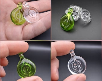 Phyrexian Symbol Glass Pendant / Necklace (Magic the Gathering)
