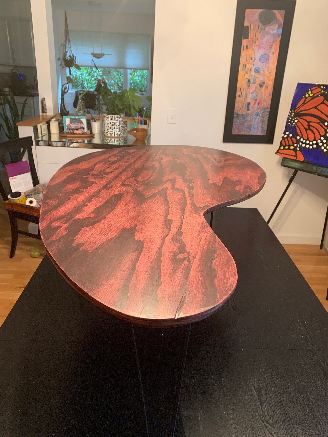 Kidney Shaped Coffee Table - Etsy