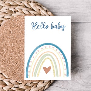 Baby Boy Shower Card