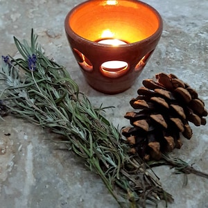 Celestial moon, Triple moon, maiden mother crone tea light holders. Large, medium and small.