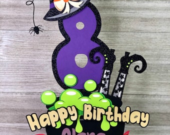 Halloween Cake Topper, Halloween Birthday Cake Topper, Halloween Birthday Decorations, Halloween Party Decor