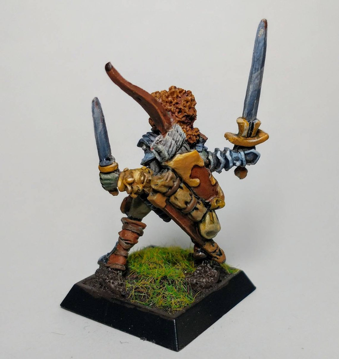 Female half orc fighter hand painted metal miniature | Etsy