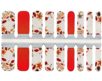 Nagelfolie voor kinderen gemaakt van niet-giftige nagellak: Happy Fall