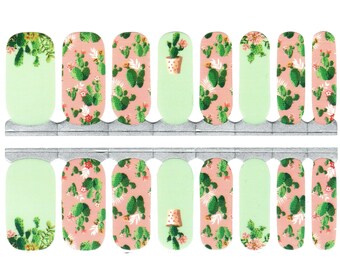 Nail Wraps - Pretty Little Succulents