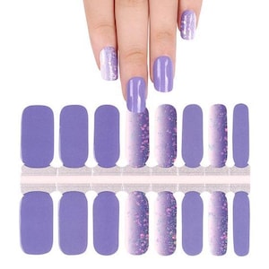 Nail Wraps Nail Decal Nail Stickers Nail Strips Nail Art Press Ons Party Bridal Shower Favor Stocking Stuffer - Glimmer Spell