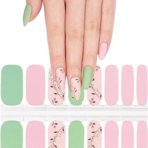 Nail Wraps Nail Decal Nail Stickers Nail Strips Nail Art Press Ons Party Bridal Shower Favor Stocking Stuffer - Sprout About It
