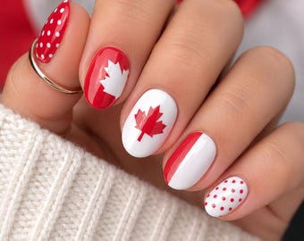 Nail Wraps - Oh, Canada