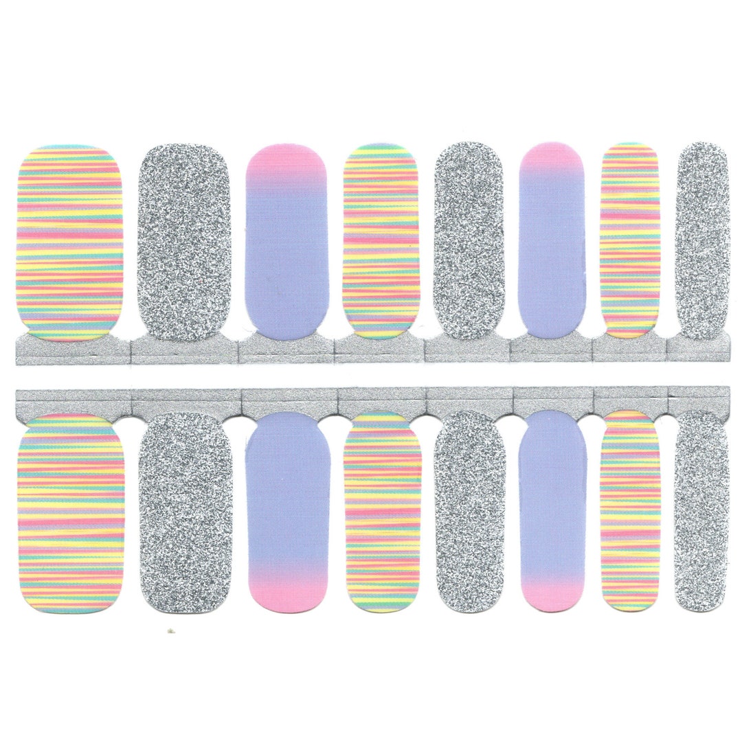 Nail Wraps Nail Decals Nail Strips Nail Stickers Sunset - Etsy