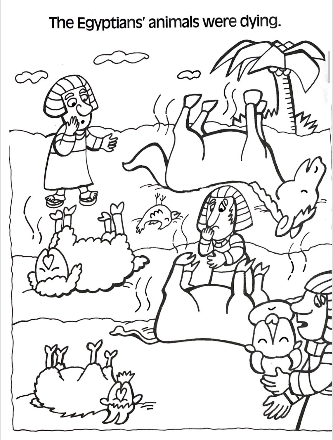 Passover Story PDF Coloring Book Kids Coloring Story - Etsy