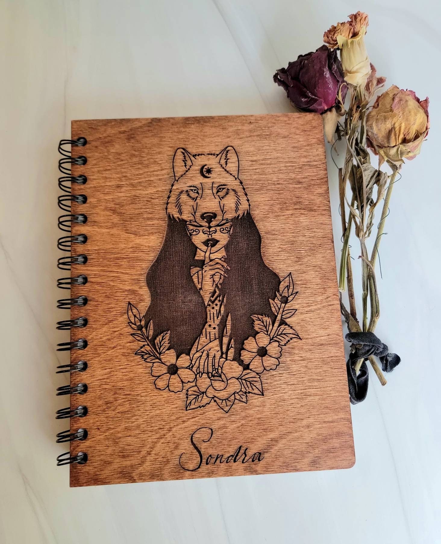 Blank Journal, Blank Cover Journal, Spiral Kraft Notebook, Journal Notebook,  Scrapbook Diary, 8.5x11 Notebook Handmade Sketchbook 
