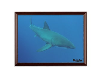 Candy the Great White Shark Sublimation Wall Plaque