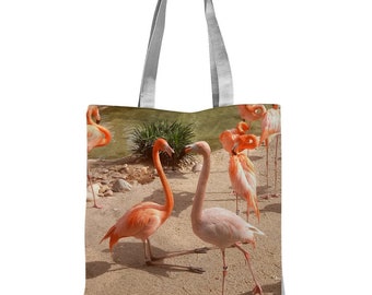 Flamingos Classic Sublimation Tote Bag